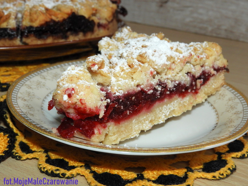 Ciasto kruche z żurwiną