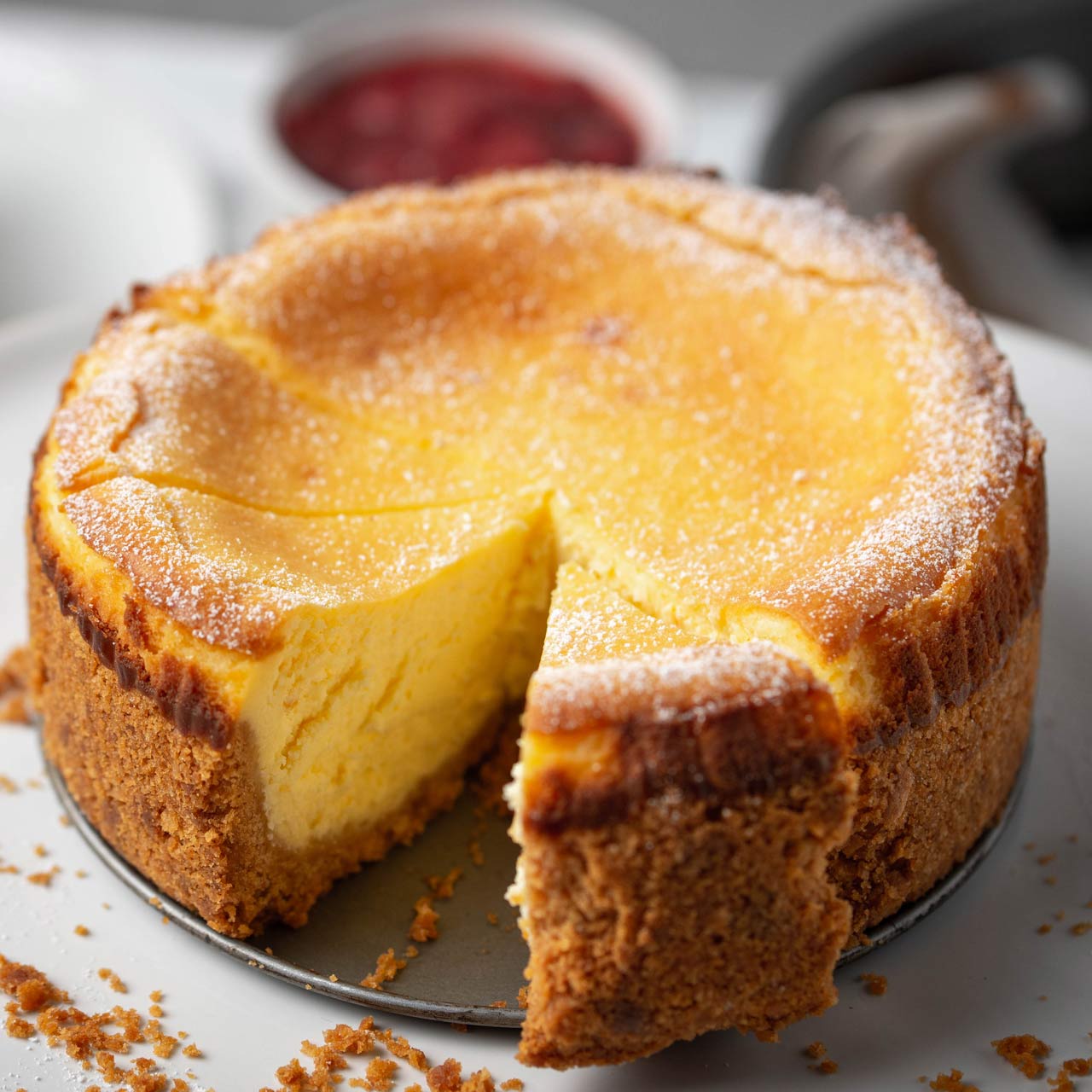 Puszysty sernik nowojorski