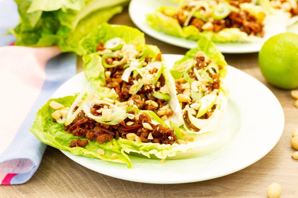 Wieprzowina na sałacie