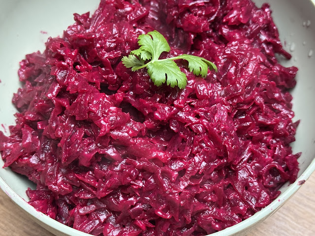 Buraczki zasmażane do obiadu