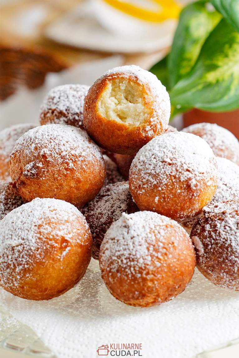 Mini pączki na kefirze