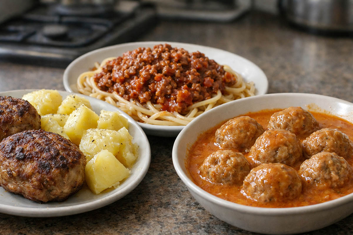 Obiad z mięsa mielonego w 30 minut – 3 szybkie warianty, gdy nie masz czasu
