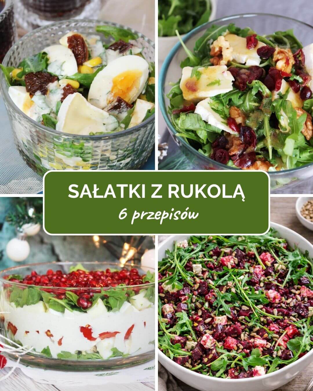 Sałatki z rukolą – 6 prostych przepisów