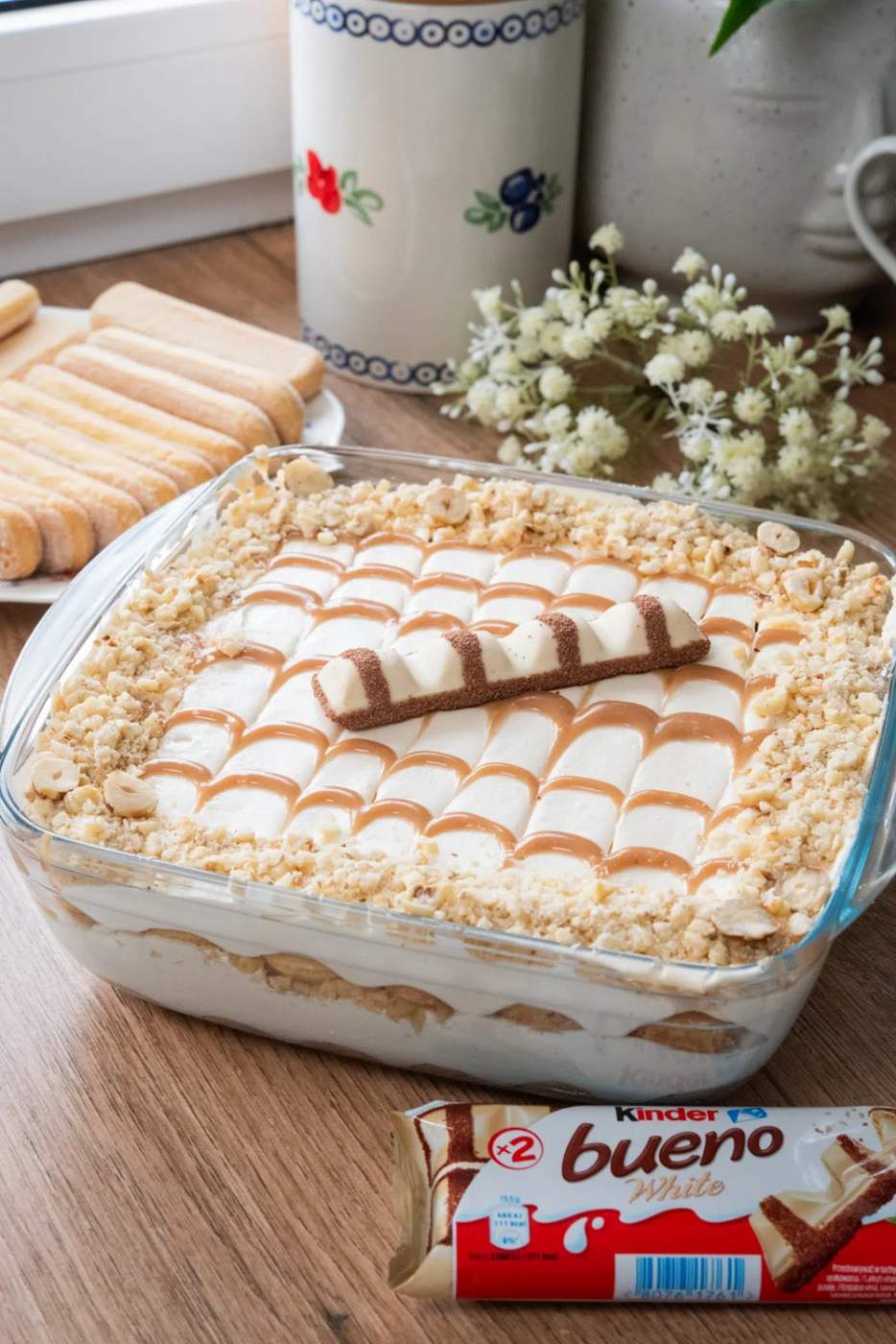 Tiramisu białe Kinder Bueno