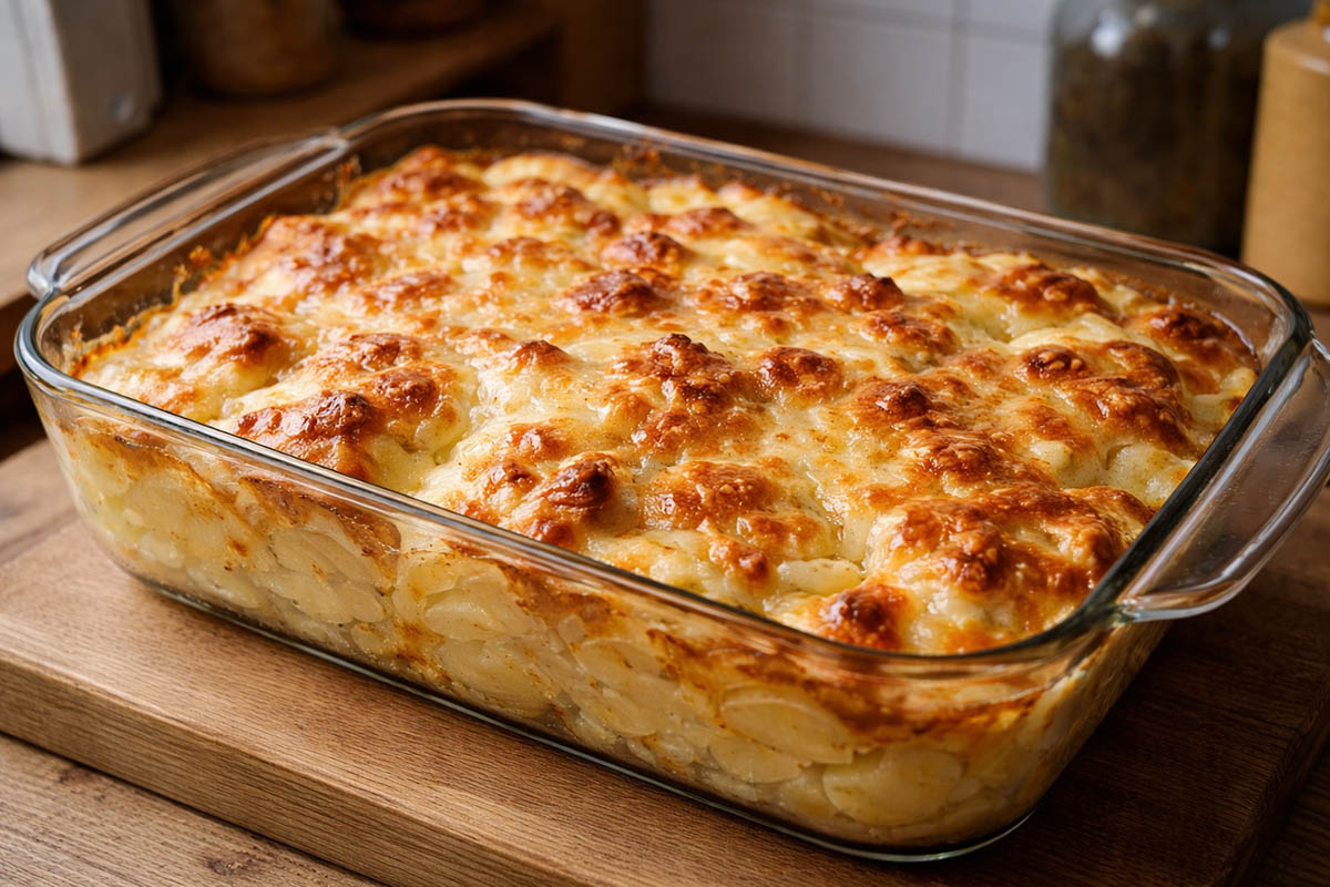 Zapiekanka ziemniaczana z serem – prosty obiad z piekarnika