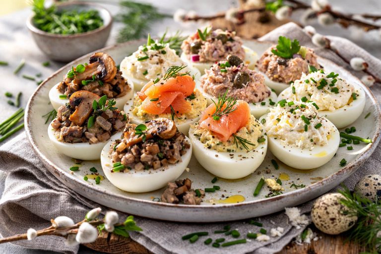 jajka faszerowane na wielkanoc różne rodzaje