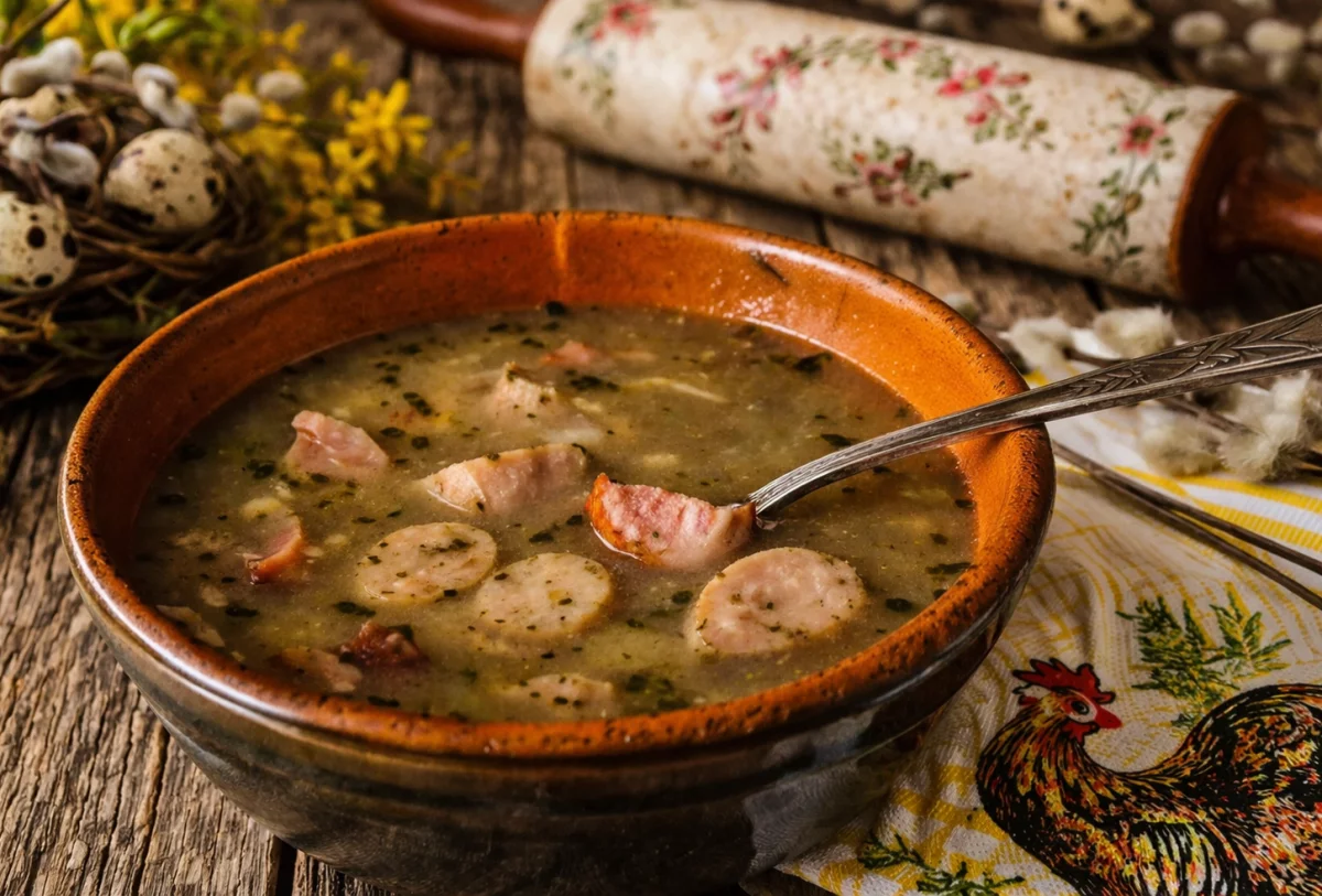 Żur wiejski na Wielkanoc