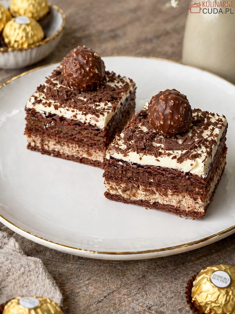 Ciasto Ferrero Rocher bez pieczenia