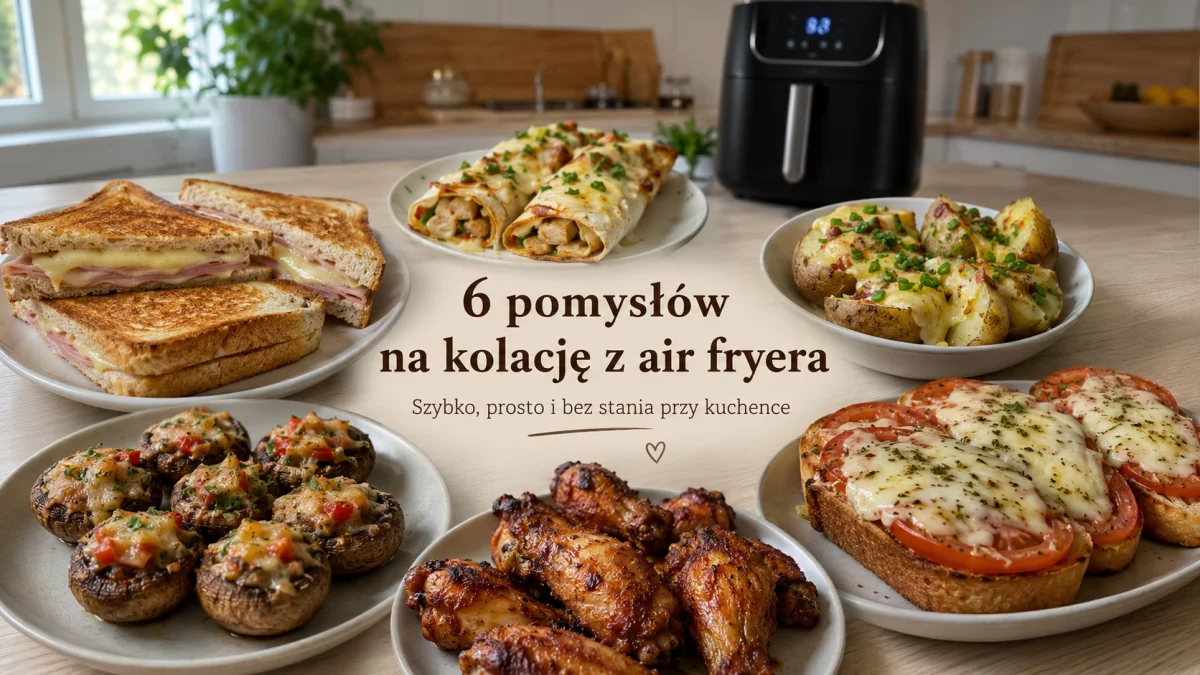 6 pomysłów na kolację z air fryera – szybko, prosto i bez stania przy kuchence
