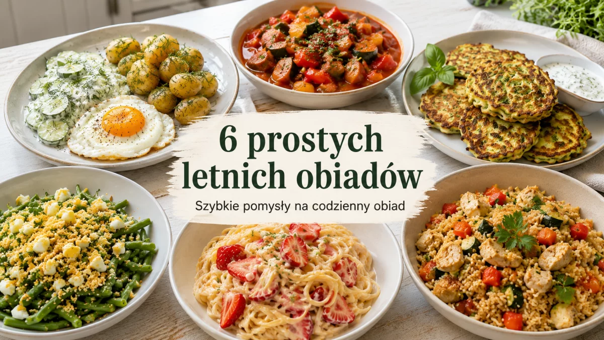 6 prostych letnich obiadów – szybkie przepisy na ciepłe dni