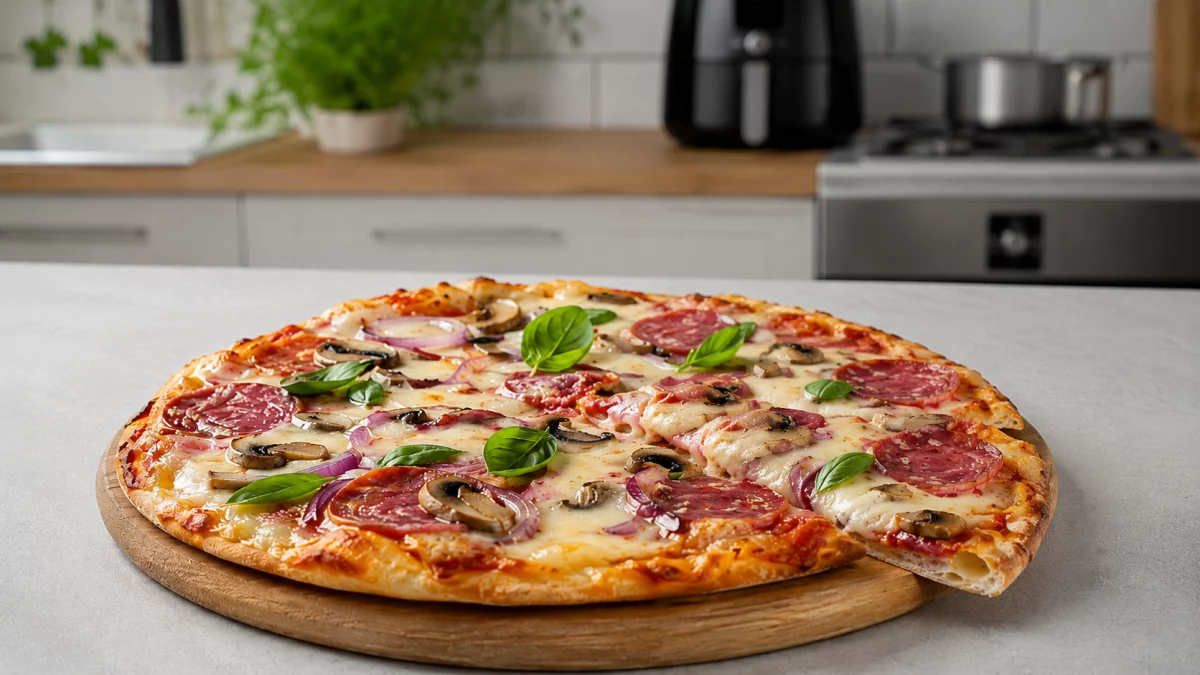 Pizza z air fryera bez drożdży – szybki przepis, który naprawdę wychodzi