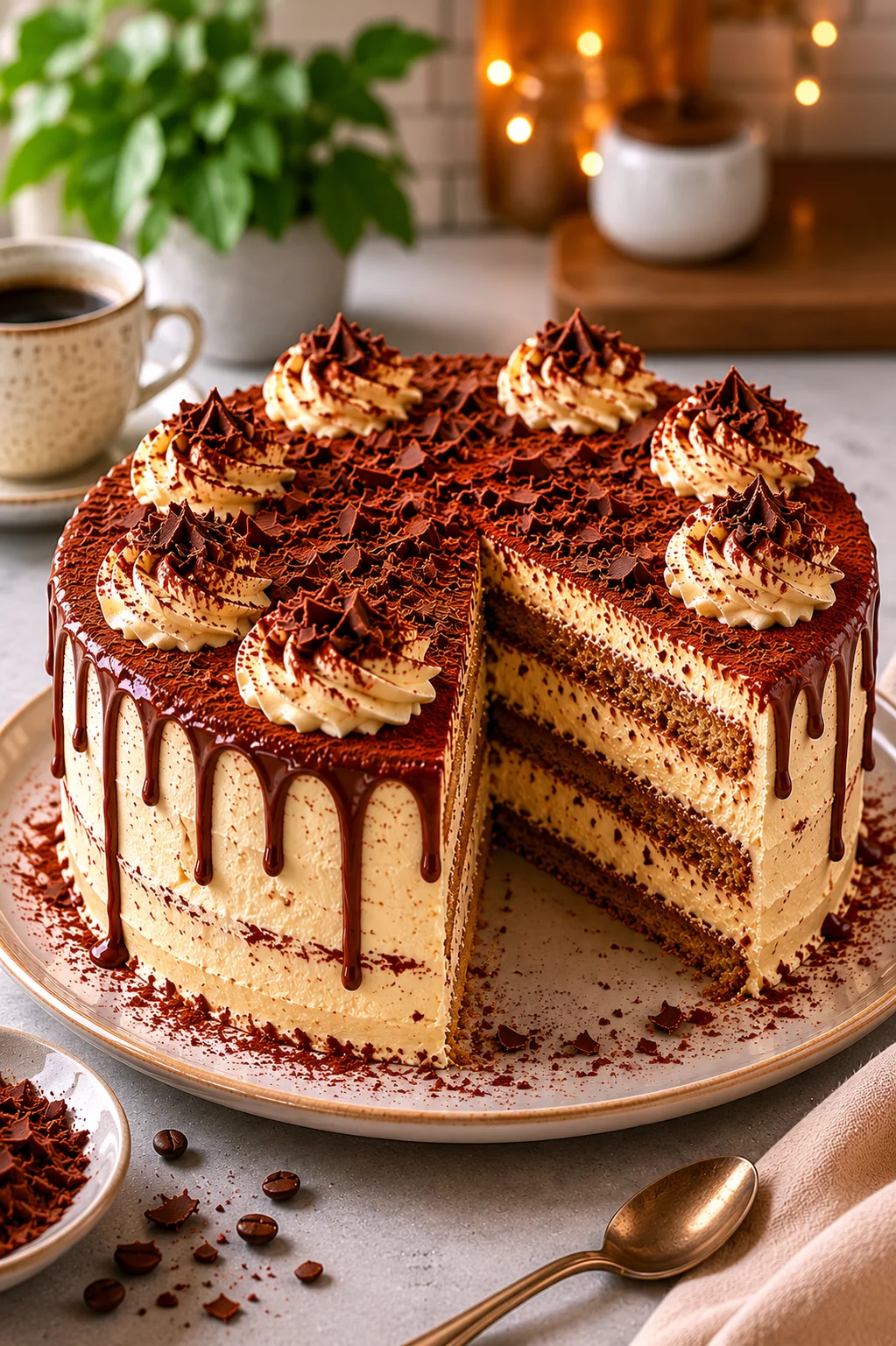 Tort Tiramisu – kremowy, kawowy i naprawdę efektowny