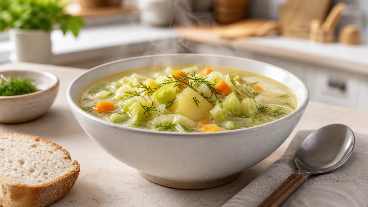 Zupa z młodej kapusty – prosty przepis na lekki, domowy obiad
