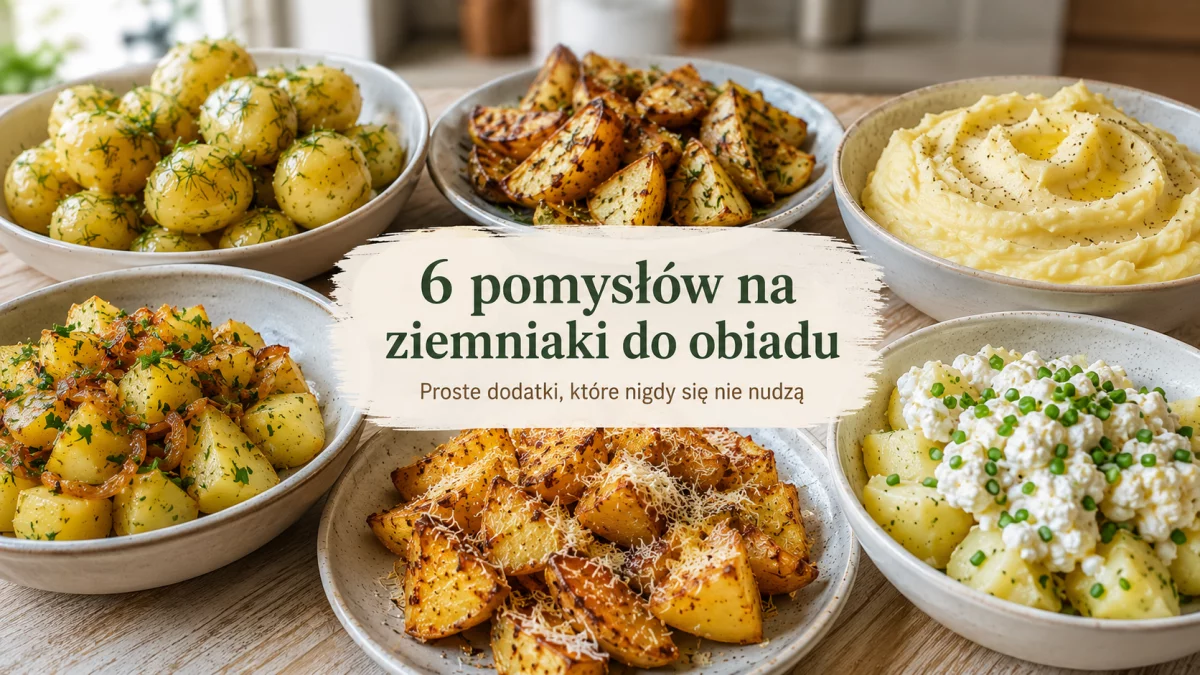 6 pomysłów na ziemniaki do obiadu – proste dodatki, które nigdy się nie nudzą