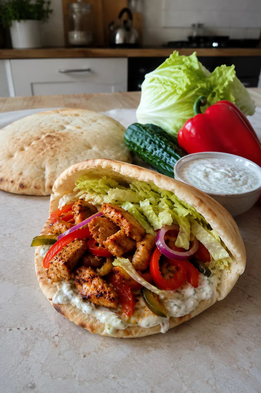 Domowy gyros z sosem tzatziki – prosty przepis, który naprawdę smakuje