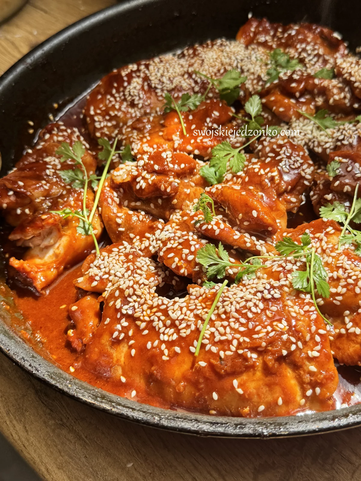 Pikantny kurczak gochujang