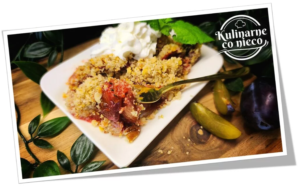 Fit Śliwkowe Crumble z Chrupiącą Kruszonką (AirFryer)