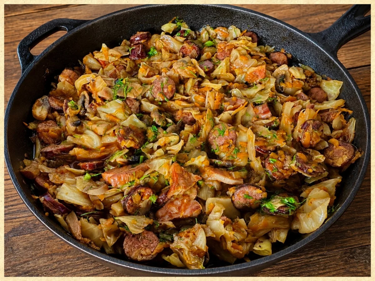 Szybki bigos wakacyjny