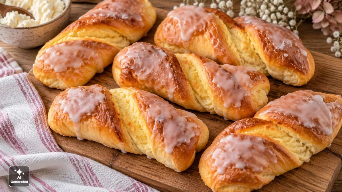 Drożdżówki z serem – miękkie, puszyste i domowe