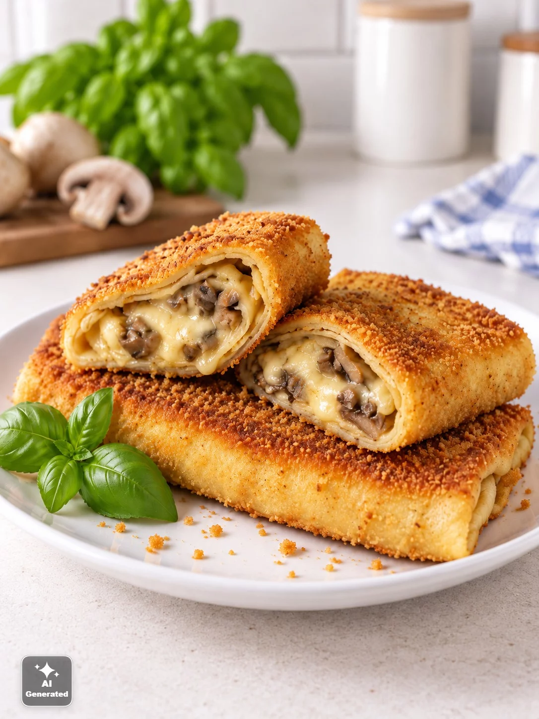 Krokiety z pieczarkami i serem żółtym – prosty przepis