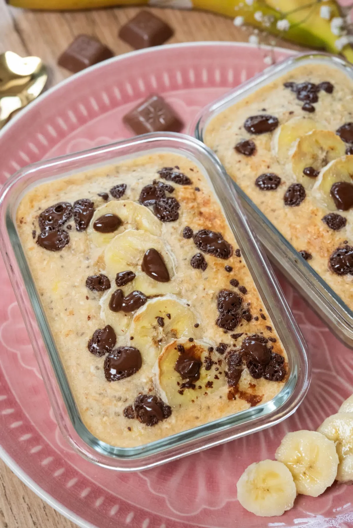 Pieczona owsianka bananowa z Airfryera