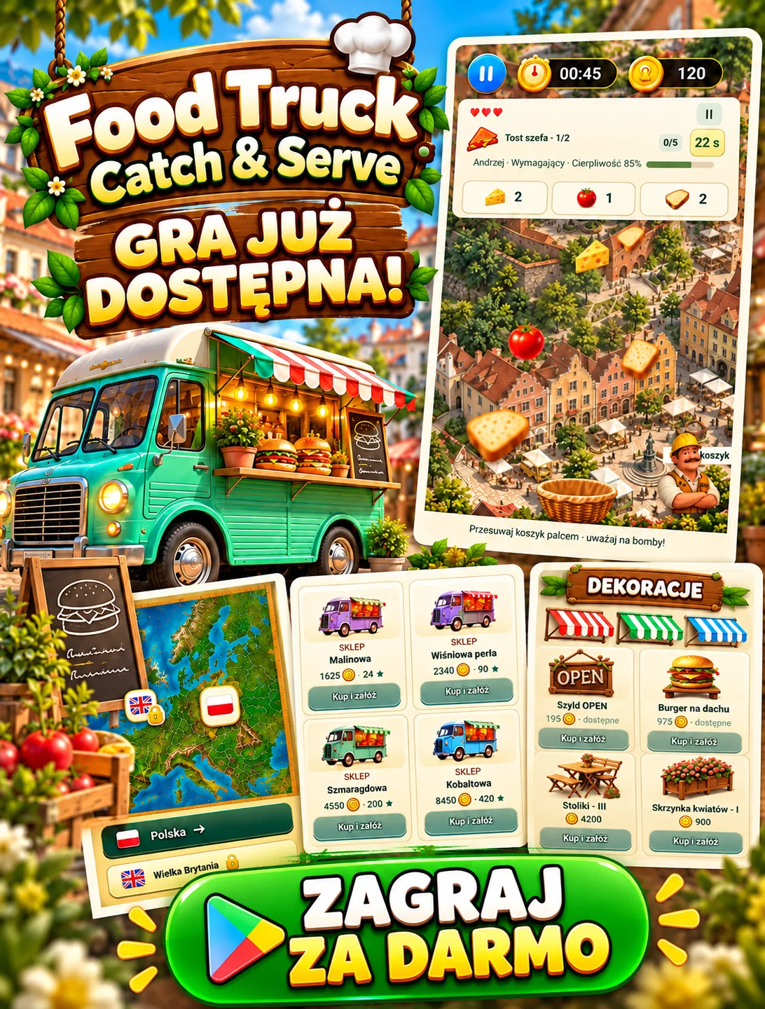 Food Truck: Catch & Serve