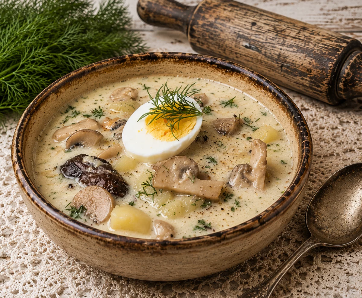 Kulajda – czeska zupa grzybowa na słodko-kwaśno