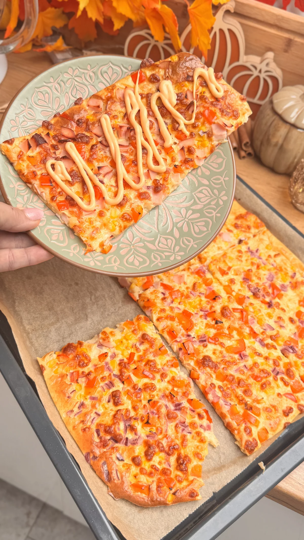 Omlet z warzywami a'la pizza