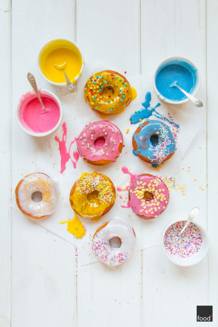 CMYK donuts – amerykańskie pączki jak malowane