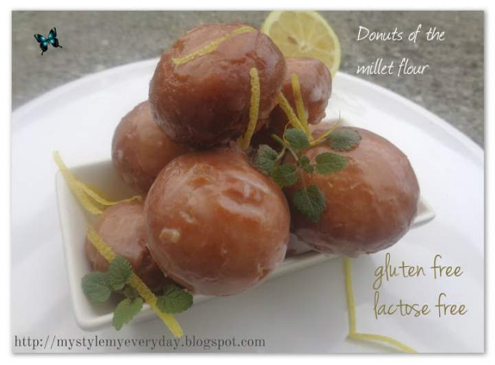 Pączki jaglane – Donuts of the millet flour