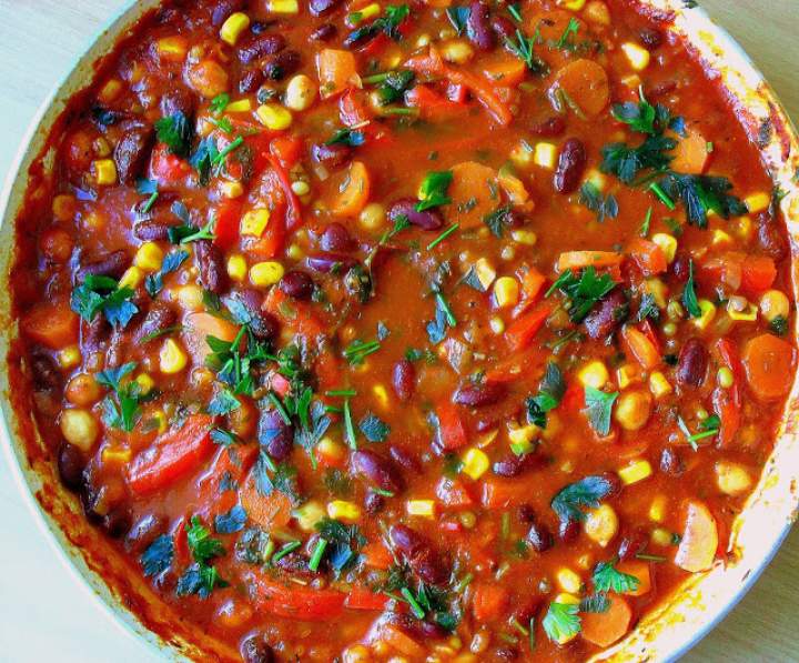 Wegetariańskie chili con carne