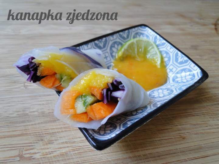 Spring rolls z mango