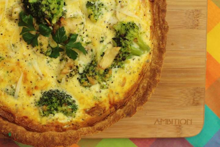 Quiche z kurczakiem i mascarpone