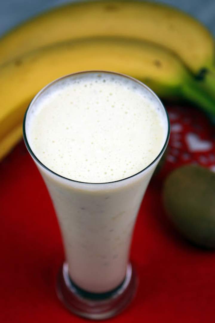 Kiwi z bananem, czyli shake z lodami