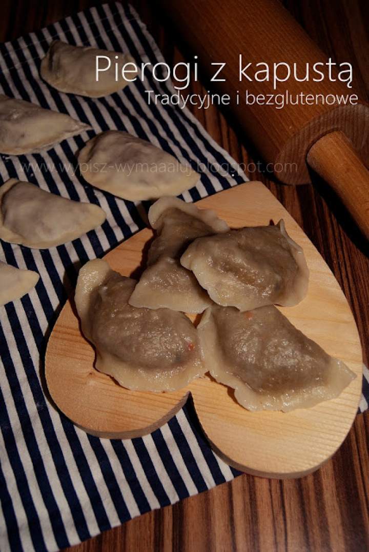 PIEROGI ZE SŁODKĄ KAPUSTĄ. Tradycyjne i Bezglutenowe.