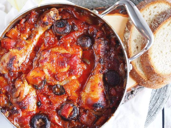 Cacciatore z kurczakiem i dynią / Chicken and squah cacciatore