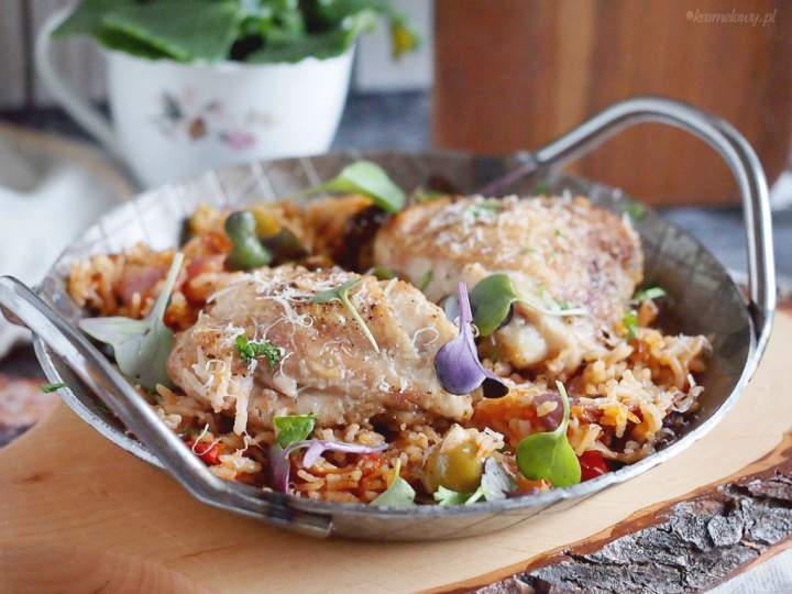 Kurczak z ryżem po włosku / Italian chicken and rice