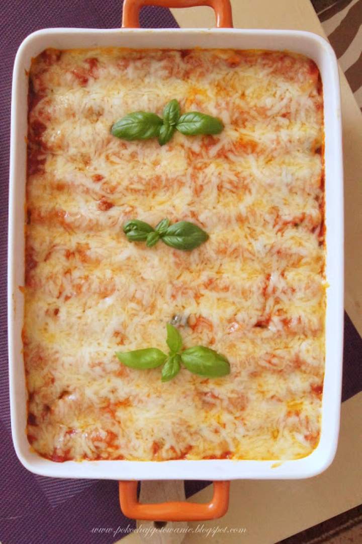 Cannelloni z mięsem i szpinakiem