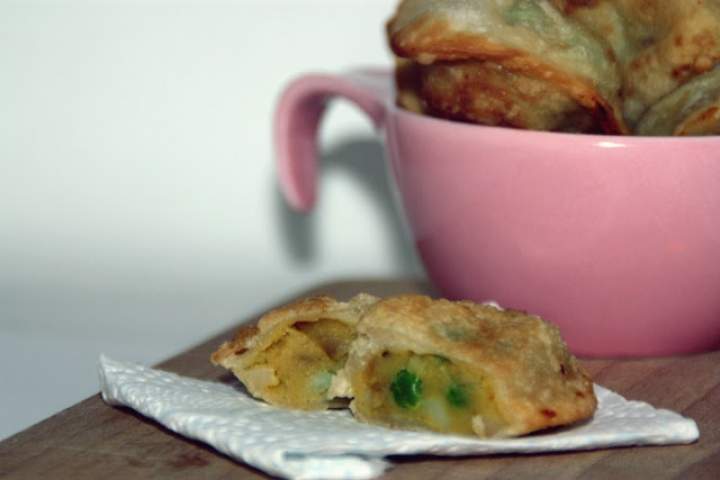 Indyjskie pierożki Samosa