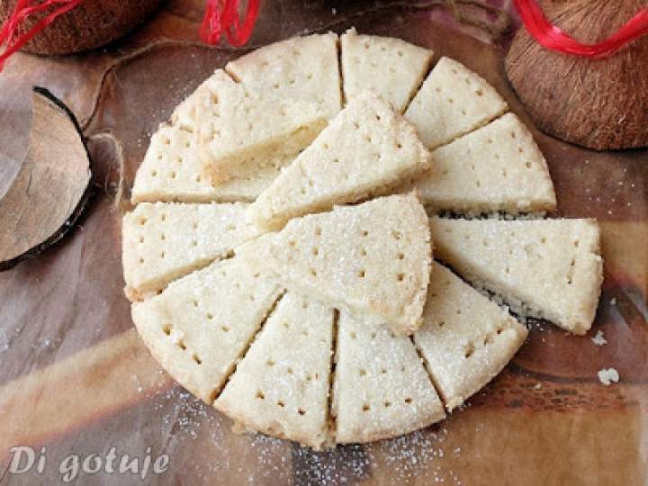 Wegańskie shortbread – szkockie ciasteczka na oleju kokosowym