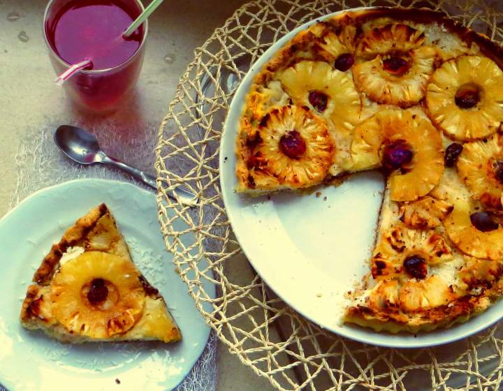 Tarta kokosowa z ananasem || coconut tart with pineapple