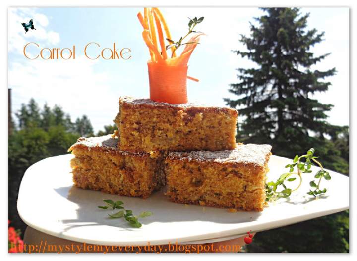 Ciasto marchewkowe z bananem – Carrot Cake