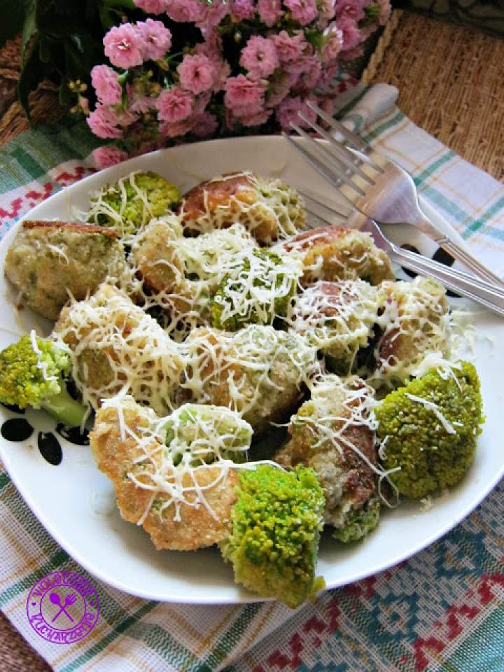 Brokuły w panierce z serem