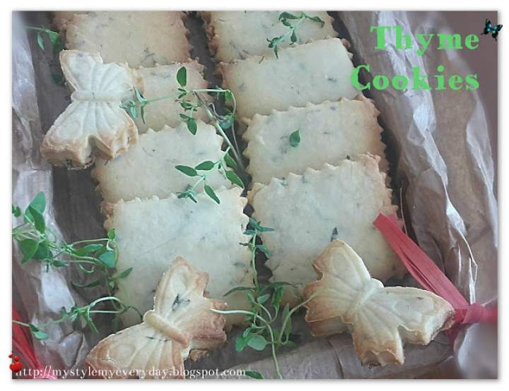 Tymiankowe ciasteczka – Thyme Cookies