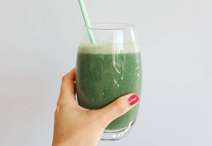 spirulina + grejpfrut + imbir + mięta + siemię lniane