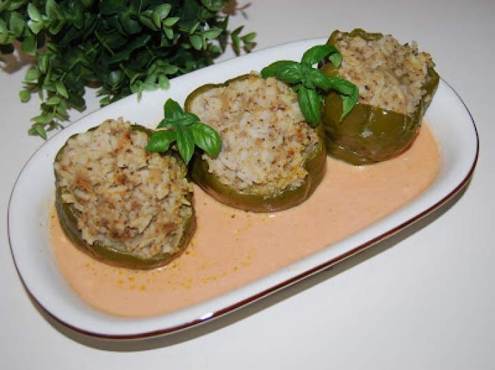Faszerowana papryka w sosie z serka mascarpone