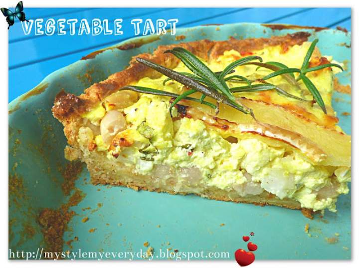 Pyszna tarta z warzywami –  Vegetable Tart