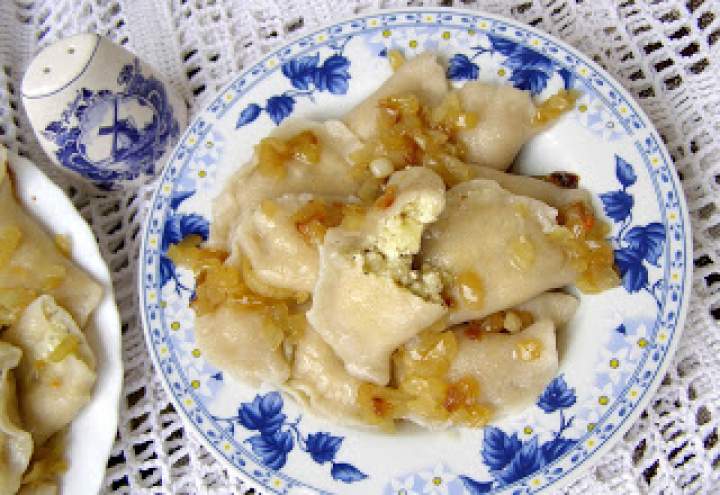 pierogi z ziemniakami,twarogiem, pieprzem, majerankiem…