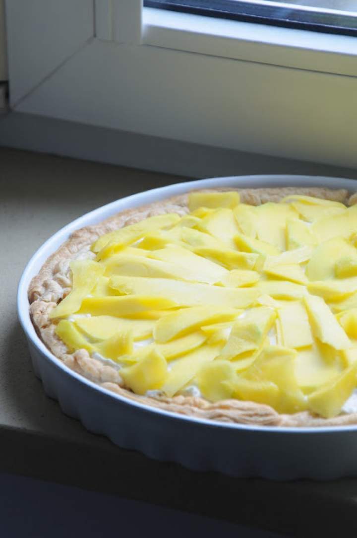 Tarta z guawą i mango