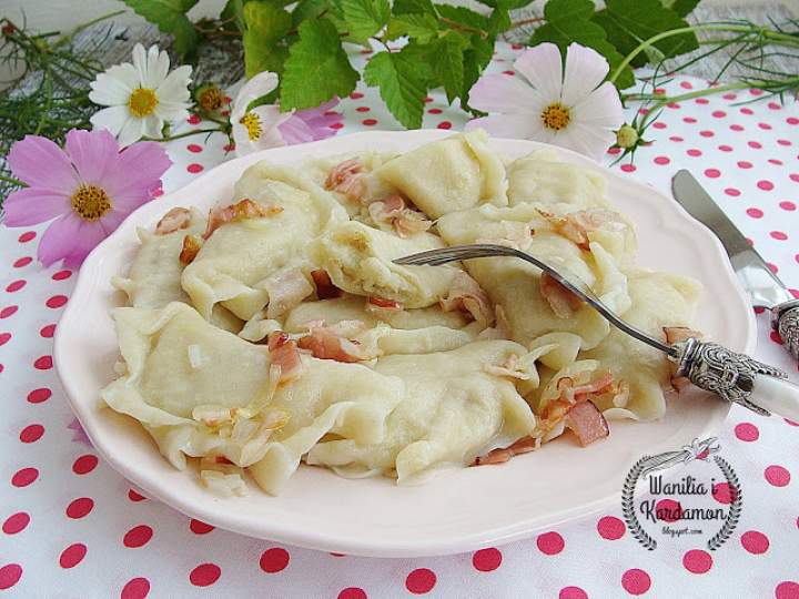 Pierogi ruskie z boczkiem